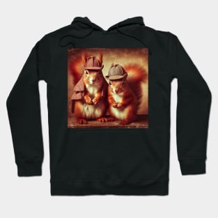 Two squirrel detectives Hoodie